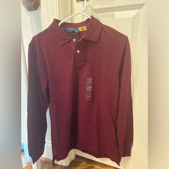 Polo Ralph Lauren Boys Cotton Mesh long sleeve polo shirt - Picture 2 of 2